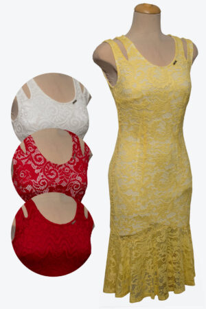 Alkalmi csipkeruha - ujjatlan - R246