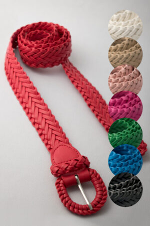 Fonott női öv - több színben - O017