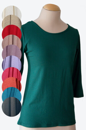 Egyszínű viszkóz felső - F282
