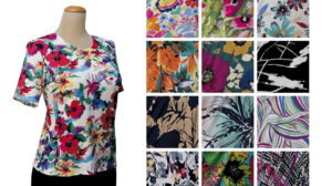 Mintás viszkóz felső 3 db zsákbamacska