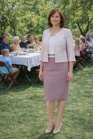 Mintás komplé - ruha és blézer - R548