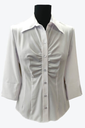 Húzott fehér blúz - F323