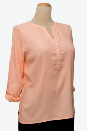 Felgombolható ujjú tunika - F320