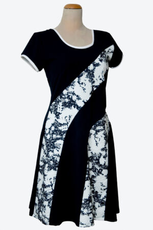 Rövidujjú alkalmi ruha - R537