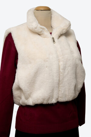 Ujjatlan szőrme boleró, kepp - B296