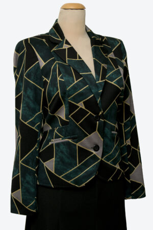 Mintás blézer - B297