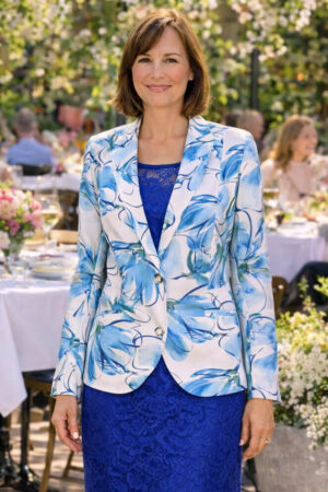 Mintás blézer - B311