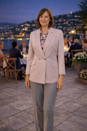 Elegáns kétsoros blézer - B307